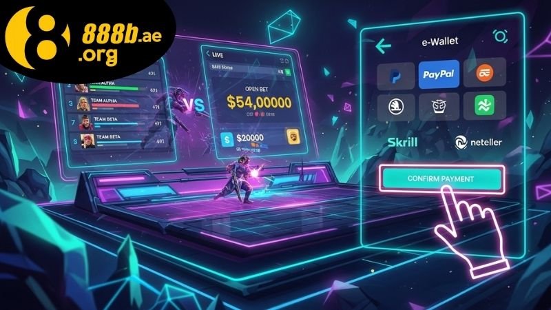 Cá cược Esports qua ví điện tử siêu tiện lợi 2 Ưu điểm nổi bật khi cá cược Esports qua ví điện tử